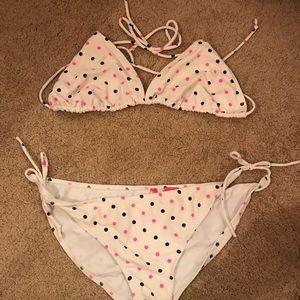 Polka dot bikini!